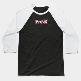 New Punk Text Baseball T-Shirt